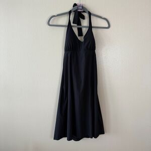 Athleta Black Athletic Halter Dress